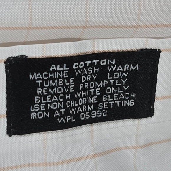 JOS. A. Bank Traveler's Collection Men's Button Down Shirt 17 34 Plaid - Picture 4 of 6